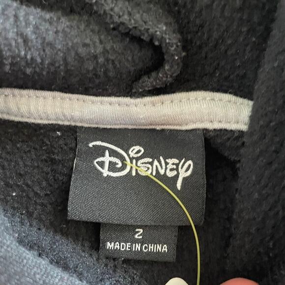 Disney mickey mouse black hoodie boys 2T plush toy - Picture 4 of 5